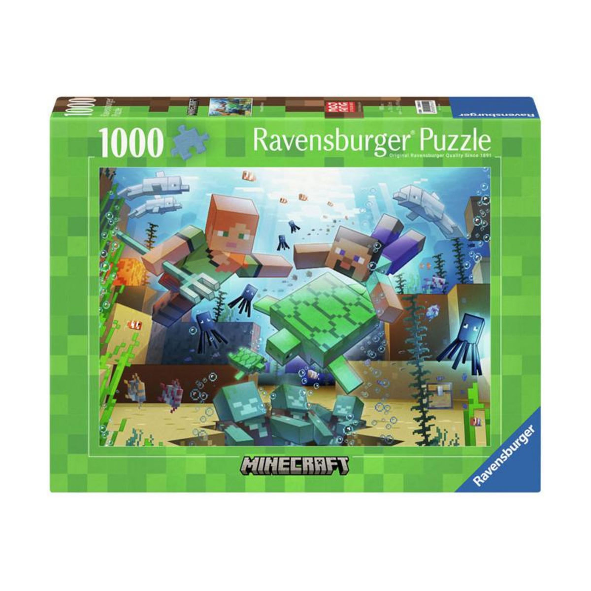 RAVENSBURGER Ravensburger - Jigsaw puzzle Minecraft Mosaic, 1000 pcs. 120004219