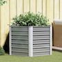 Voir la diapositive 1 : VIDAXL Lit sureleve de jardin Acier galvanise 129x129x77 cm Gris