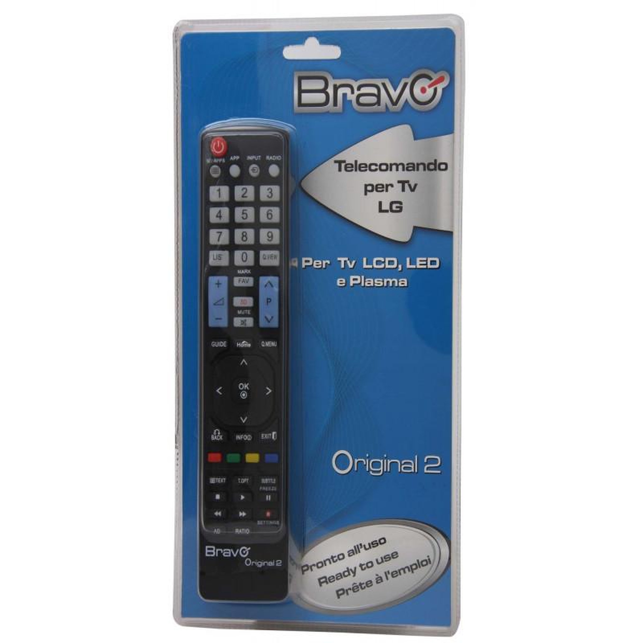 Voir la diapositive 2 : KIM CORP Télécommande TV LG KIM CORP ORIGINAL 2 - Noir