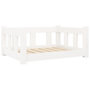 Voir la diapositive 2 : VIDAXL Lit pour chien Blanc 65,5x50,5x28 cm Bois de pin solide