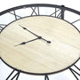 Voir la diapositive 2 : Paris Prix Table Basse Design  Horloge  90cm Noir