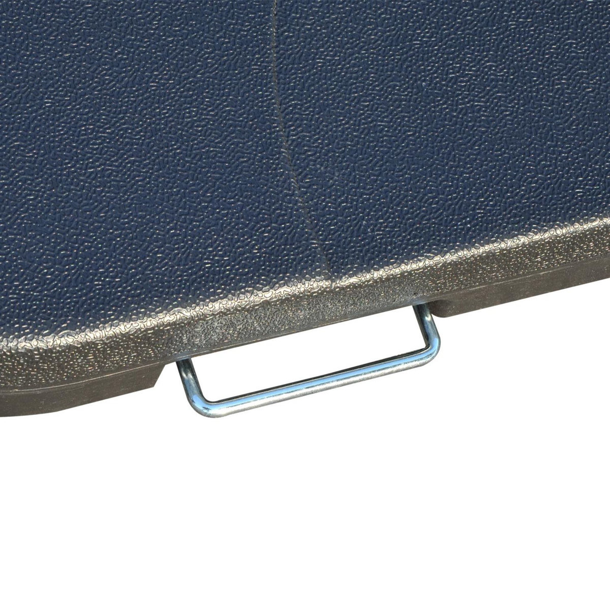 OUTSUNNY Lot de 4 poids de lestage carré avec poignée pour parasol 50 x 50 x 8 cm polyéthylène haute densité noir