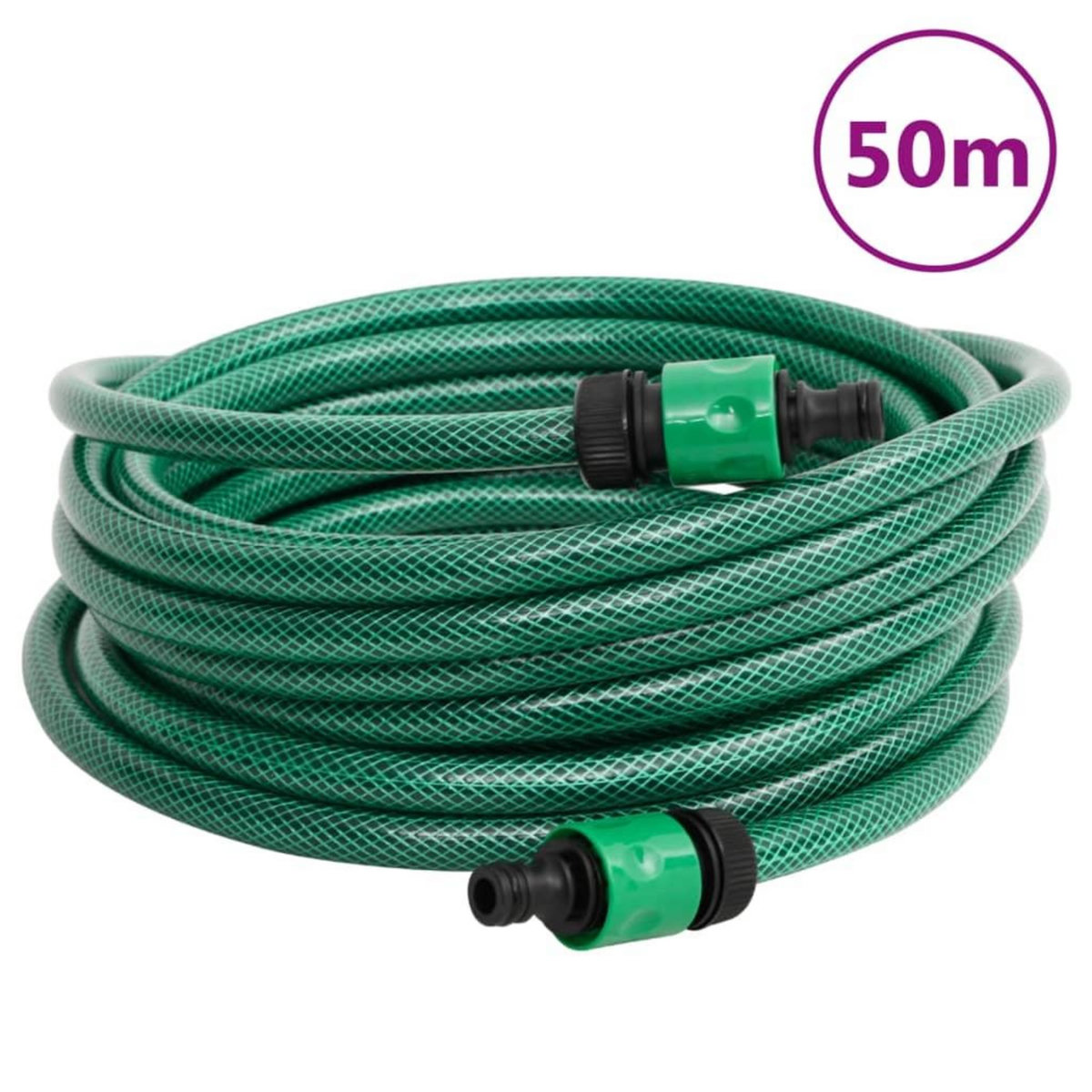 VIDAXL Tuyau de piscine vert 50 m PVC