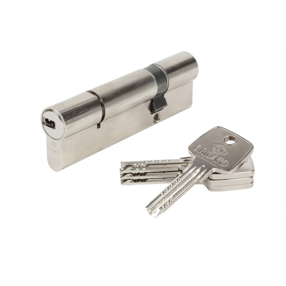 CENTRALE BRICO Cylindre de serrure BRICARD astral débrayable L.30 + 70 mm