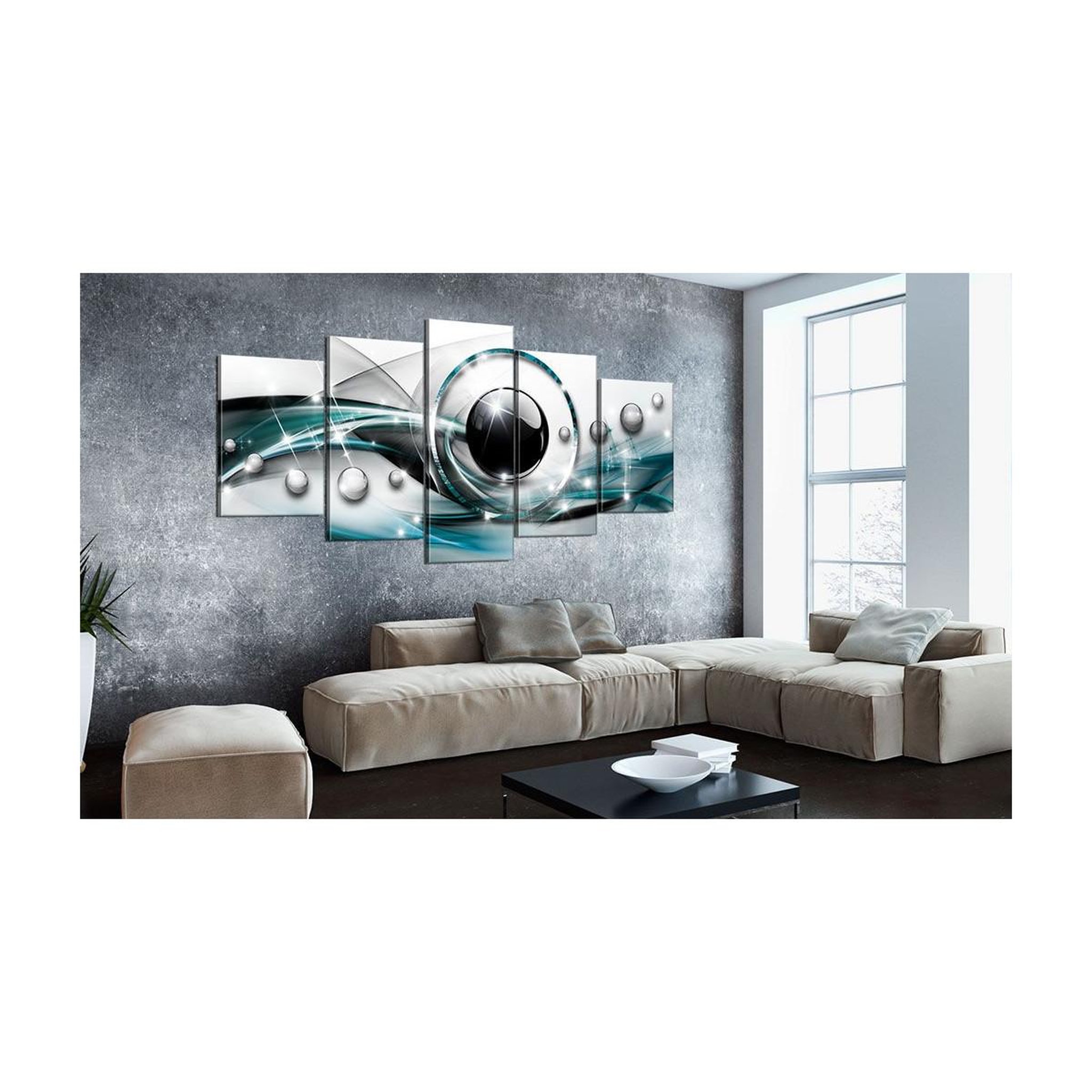 Voir la diapositive 2 : Paris Prix Tableau imprimé  oeil bleu