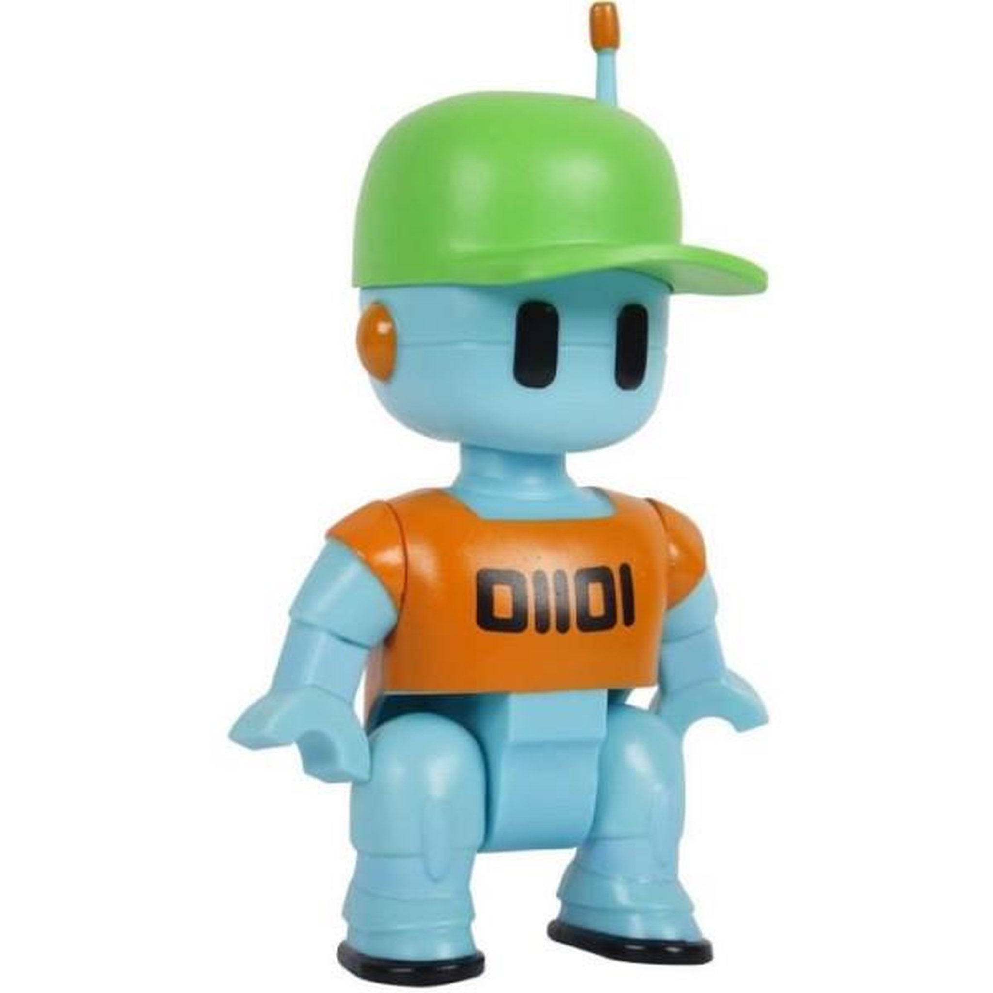 Voir la diapositive 5 : BANDAI Figurine articulée - BANDAI - Stumble Guys - Robot Guy - 11 cm - Avec stickers