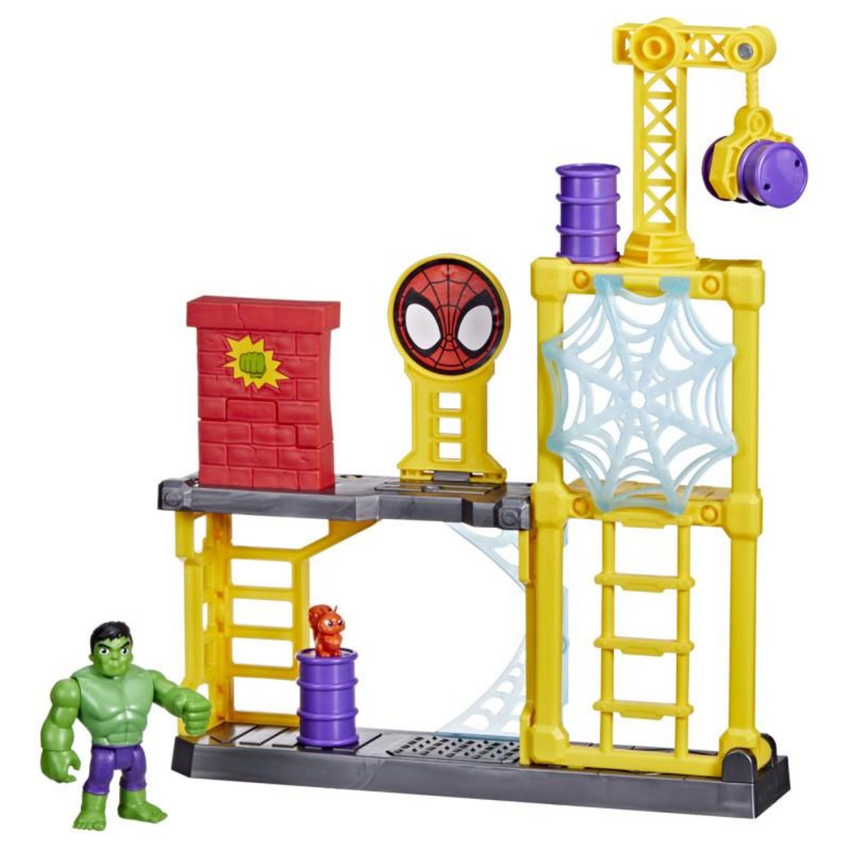 HASBRO Hasbro - Marvel Spidey and His Amazing Friends Hulk's Smash Yard Spee F37175L00