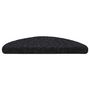 Voir la diapositive 4 : VIDAXL Tapis autoadhesifs de marches 5 pcs Noir 56x17x3 cm Aiguillete