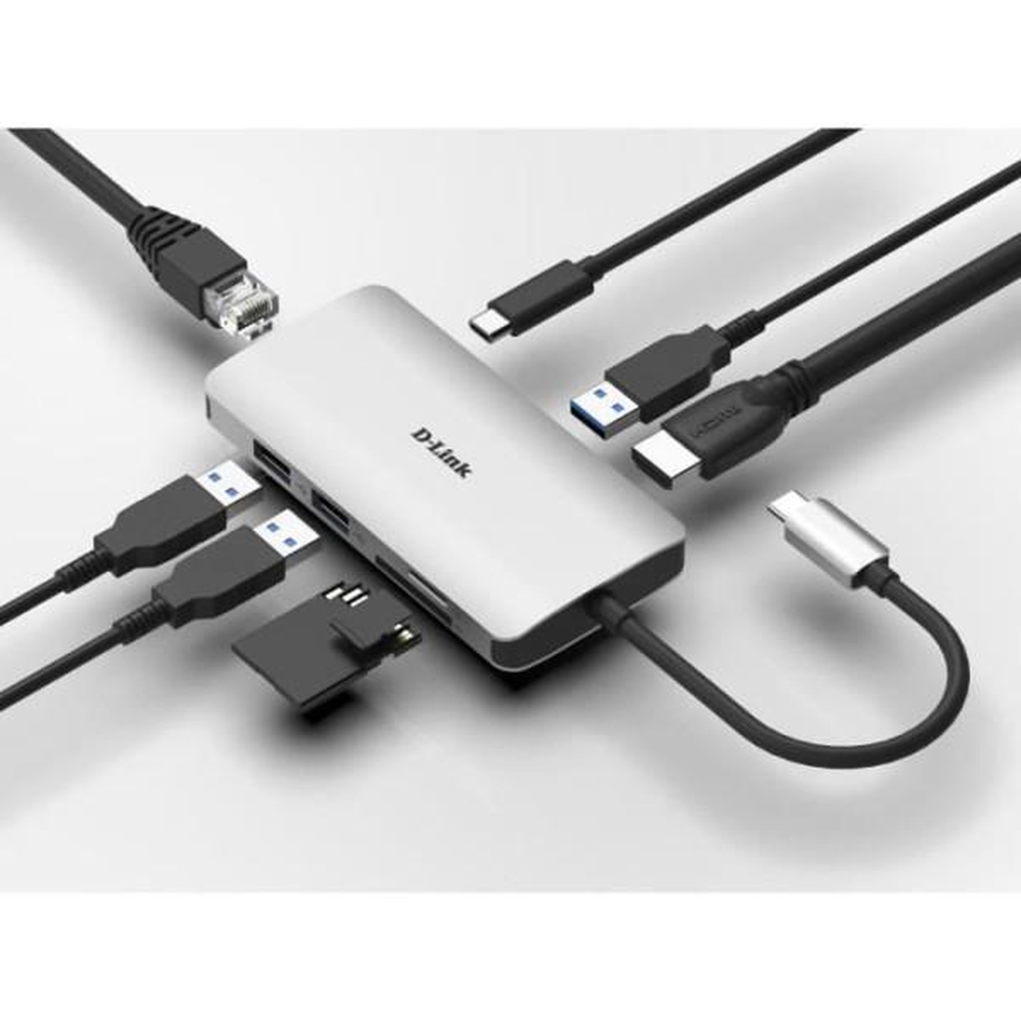 Voir la diapositive 3 : D-Link Station d'accueil - D-LINK - DUB-M810 - USB-C / Thunderbolt 3 - HDMI - 1GbE