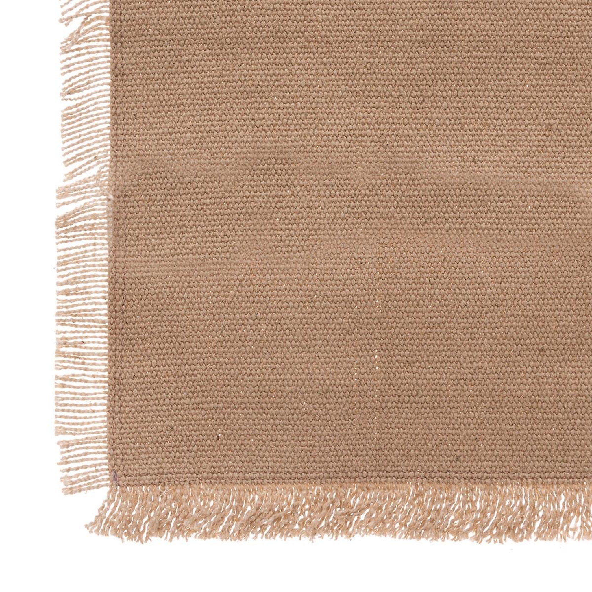 Voir la diapositive 2 : SECRET DE GOURMET Chemin de table  maha  38x140cm beige