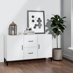 VIDAXL Buffet blanc 100x36x60 cm bois d'ingenierie