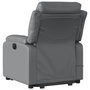 Voir la diapositive 5 : VIDAXL Fauteuil inclinable de massage electrique gris similicuir