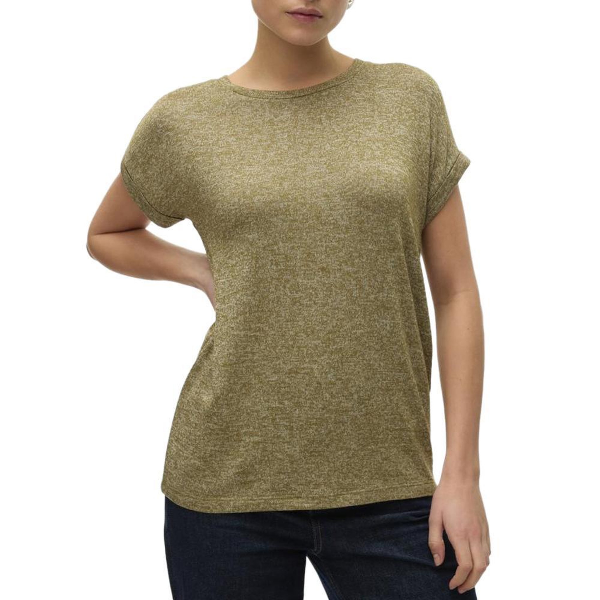 Vero Moda T-Shirt Vert Clair Femme Vero Moda Brianna 102913530. Coloris disponibles : Vert