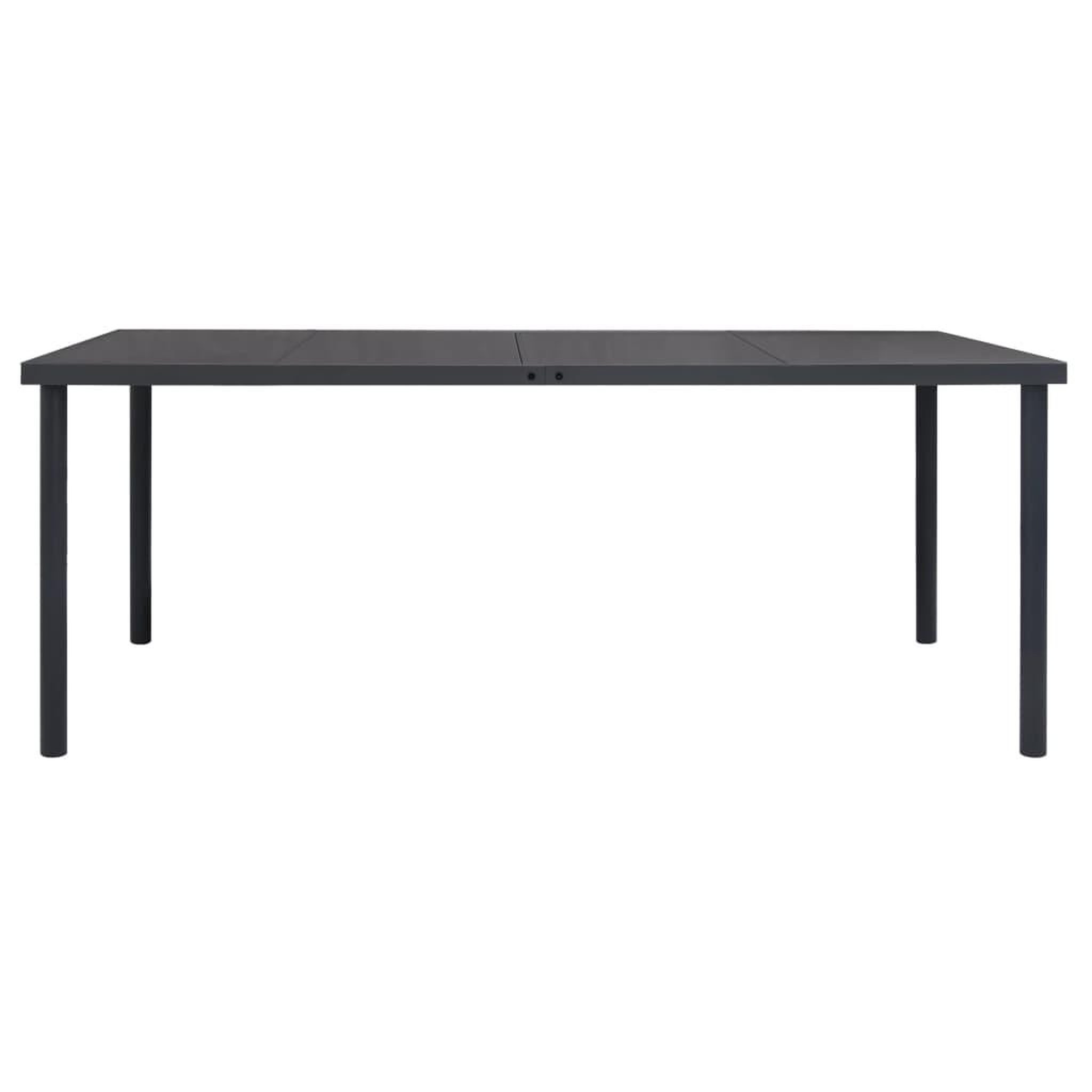 Voir la diapositive 4 : VIDAXL Mobilier de salle a manger d'exterieur 9 pcs Acier