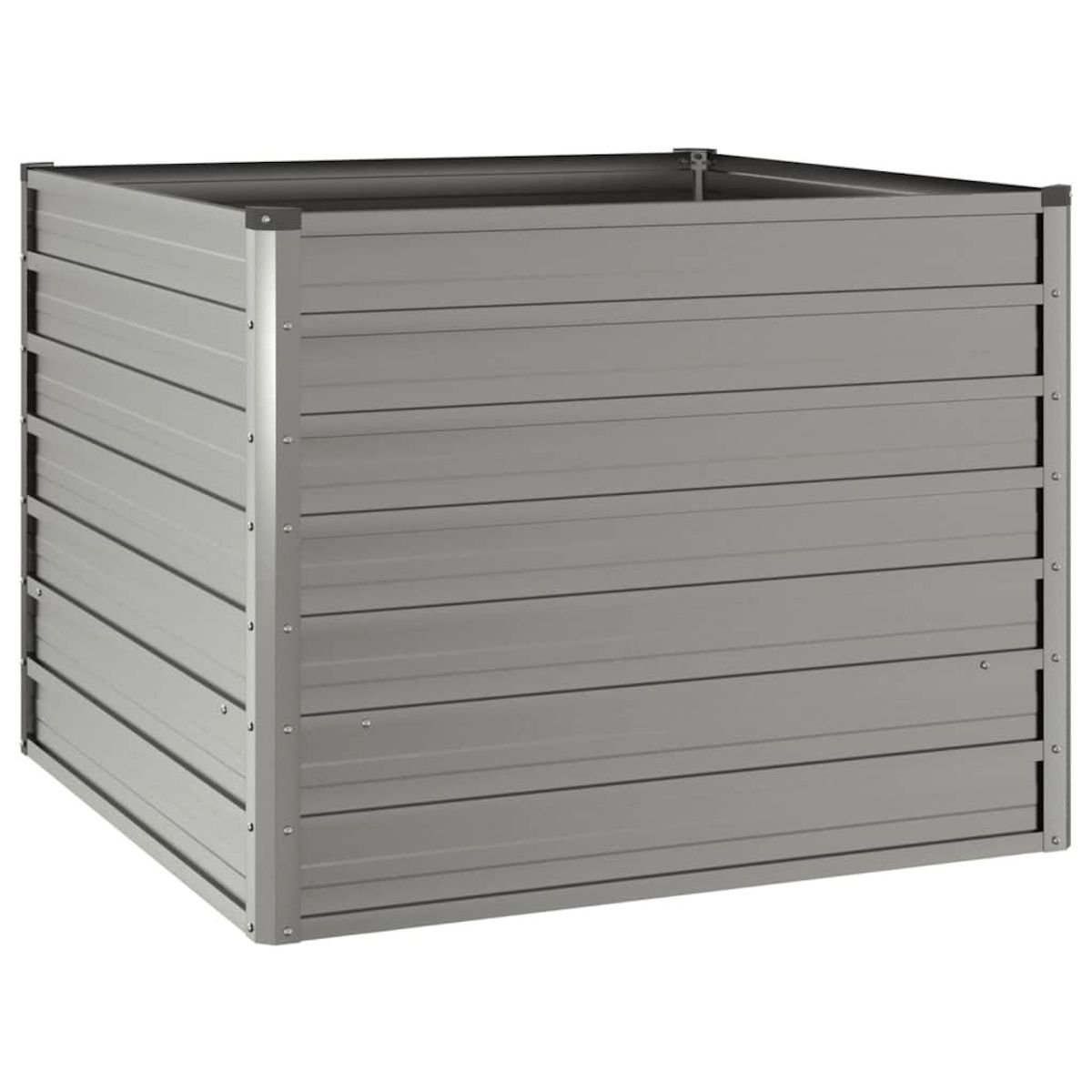 VIDAXL Lit sureleve de jardin rouille 100x100x77 cm acier corten