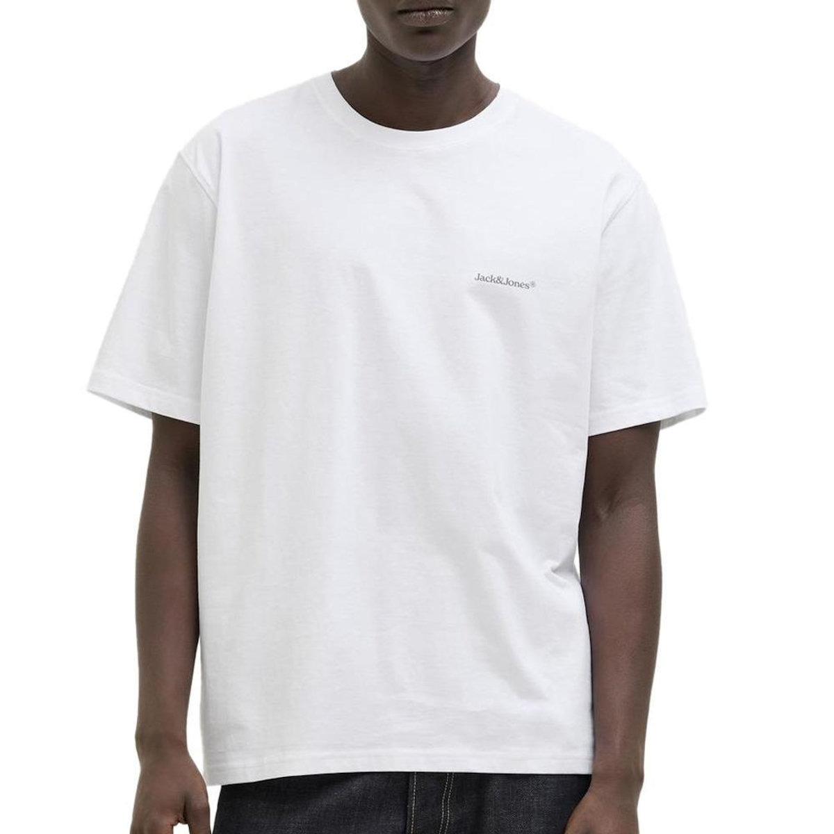 Jack & Jones T-Shirt Blanc Homme Jack & Jones Back