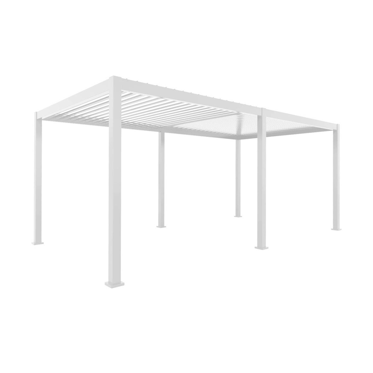 SWEEEK Pergola bioclimatique – Triomphe – 6x3m, aluminium, à lames orientables