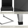 Voir la diapositive 5 : tectake Ensemble de chaises de salle à manger rembourré avec revêtement aspect cuir noir Lot de 2
