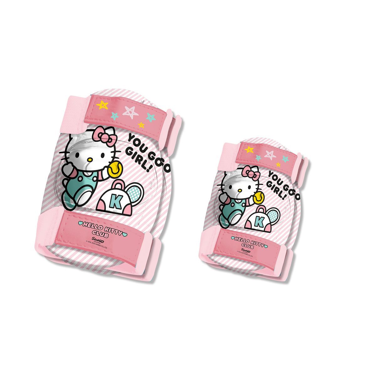 HELLO KITTY Set 2 protections + casque - Hello Kitty 