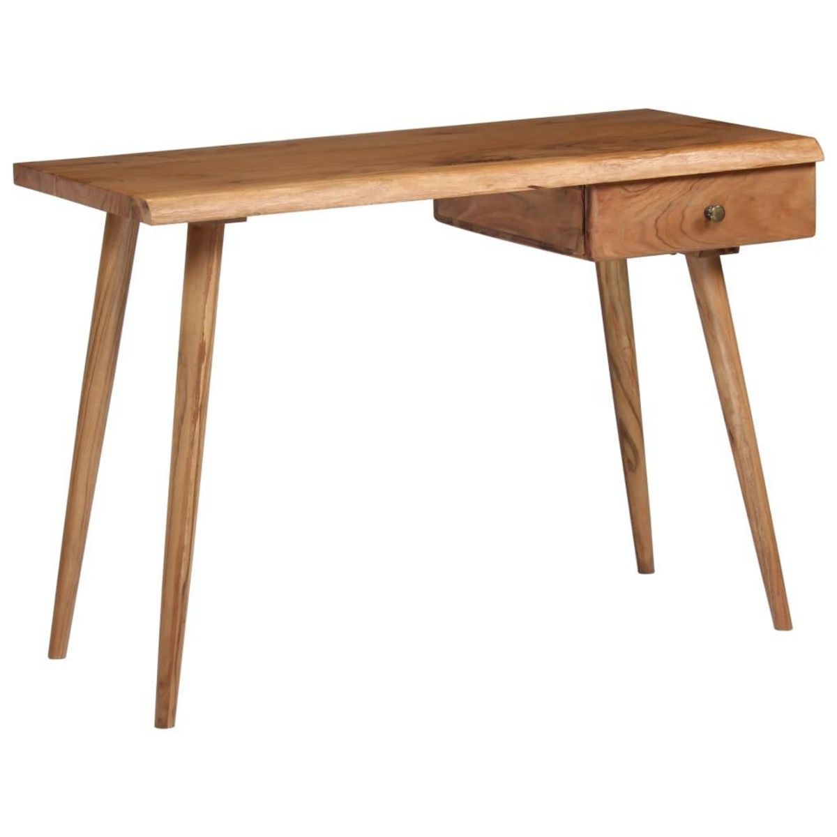 VIDAXL Table a ecrire Bois d'acacia massif 110 x 50 x 76 cm