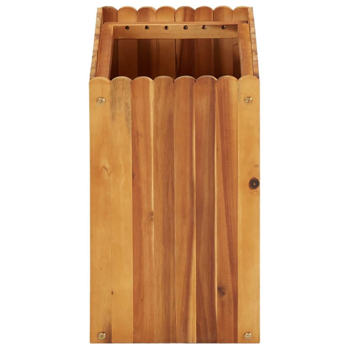 VIDAXL Lit sureleve de jardin 50x30x50 cm Bois massif d'acacia
