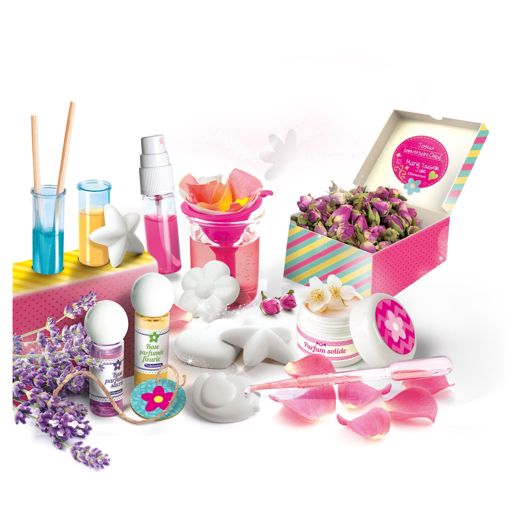 Voir la diapositive 2 : CLEMENTONI Kit création Mon laboratoire des parfums