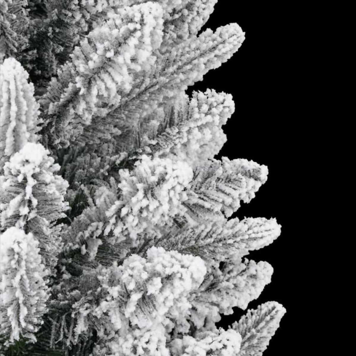 VIDAXL Sapin de Noël artificiel avec neige floquée 240 cm PVC et PE