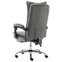 Voir la diapositive 4 : VIDAXL Chaise de bureau de massage Anthracite Similicuir