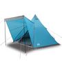 Voir la diapositive 2 : VIDAXL Tente familiale tipi 6 personnes bleu impermeable