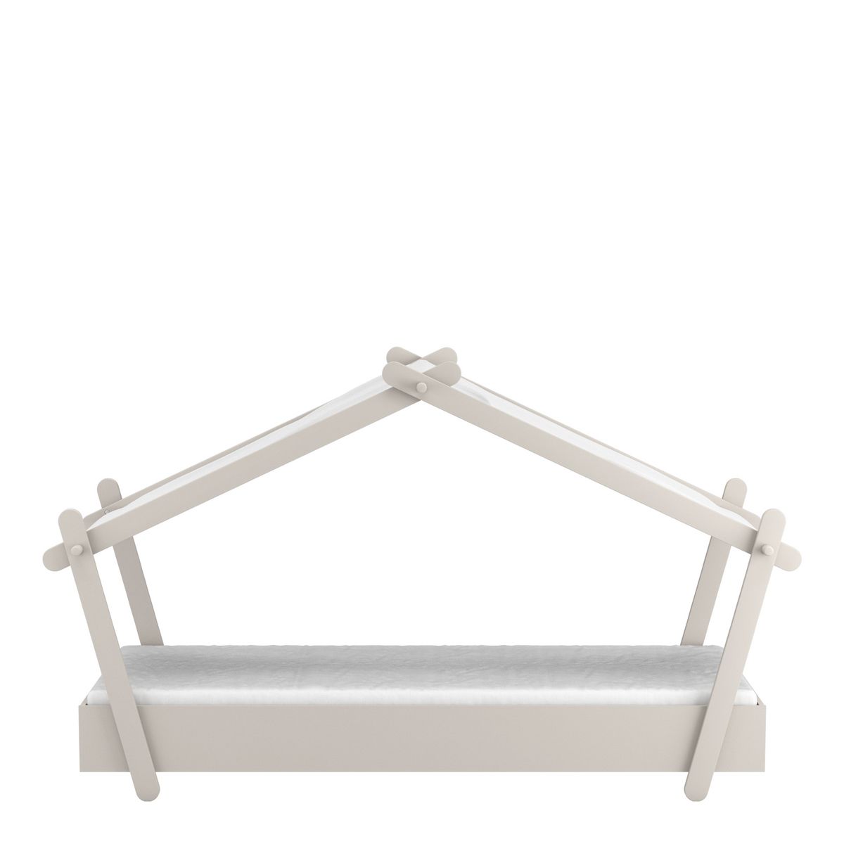 Lit cabane avec sommier 90X200 cm NOA