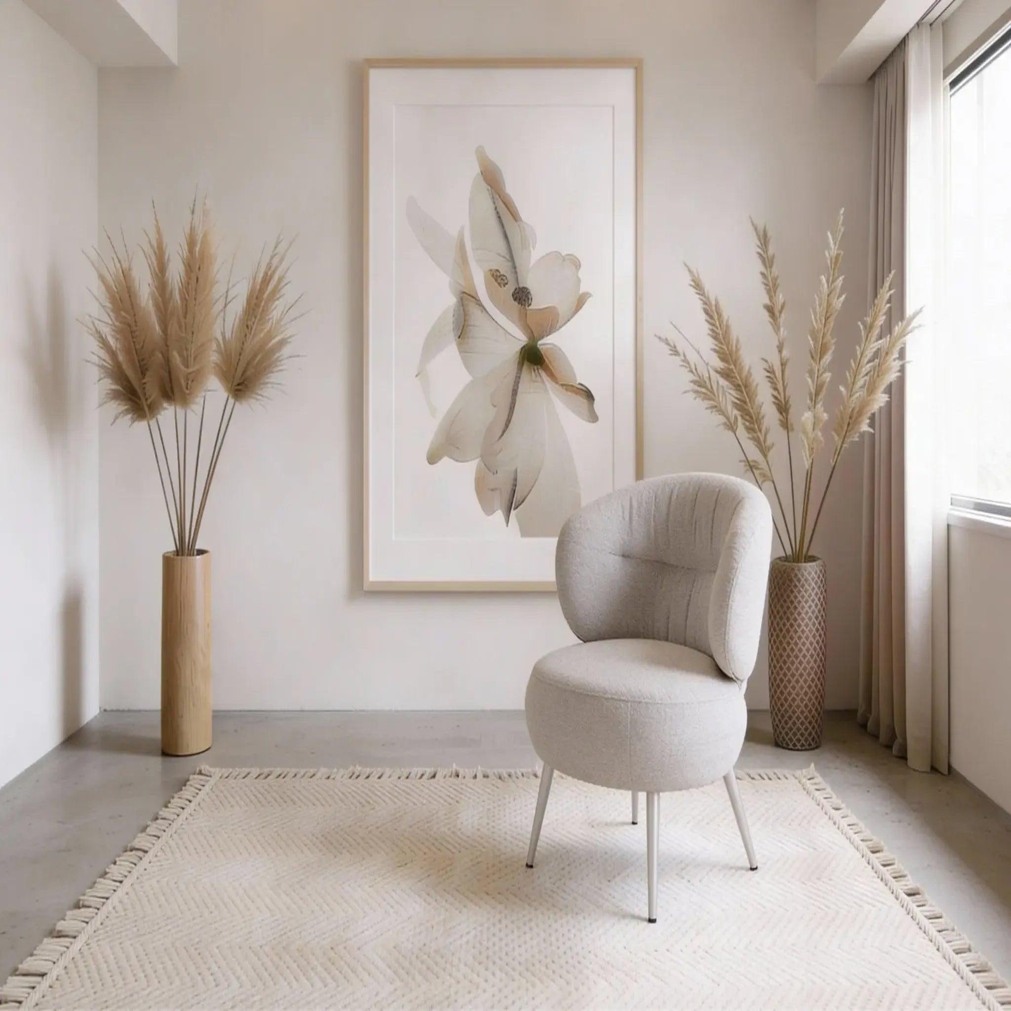 Voir la diapositive 5 : CASANOVA PARIS Yuni - fauteuil pieds en métal - beige