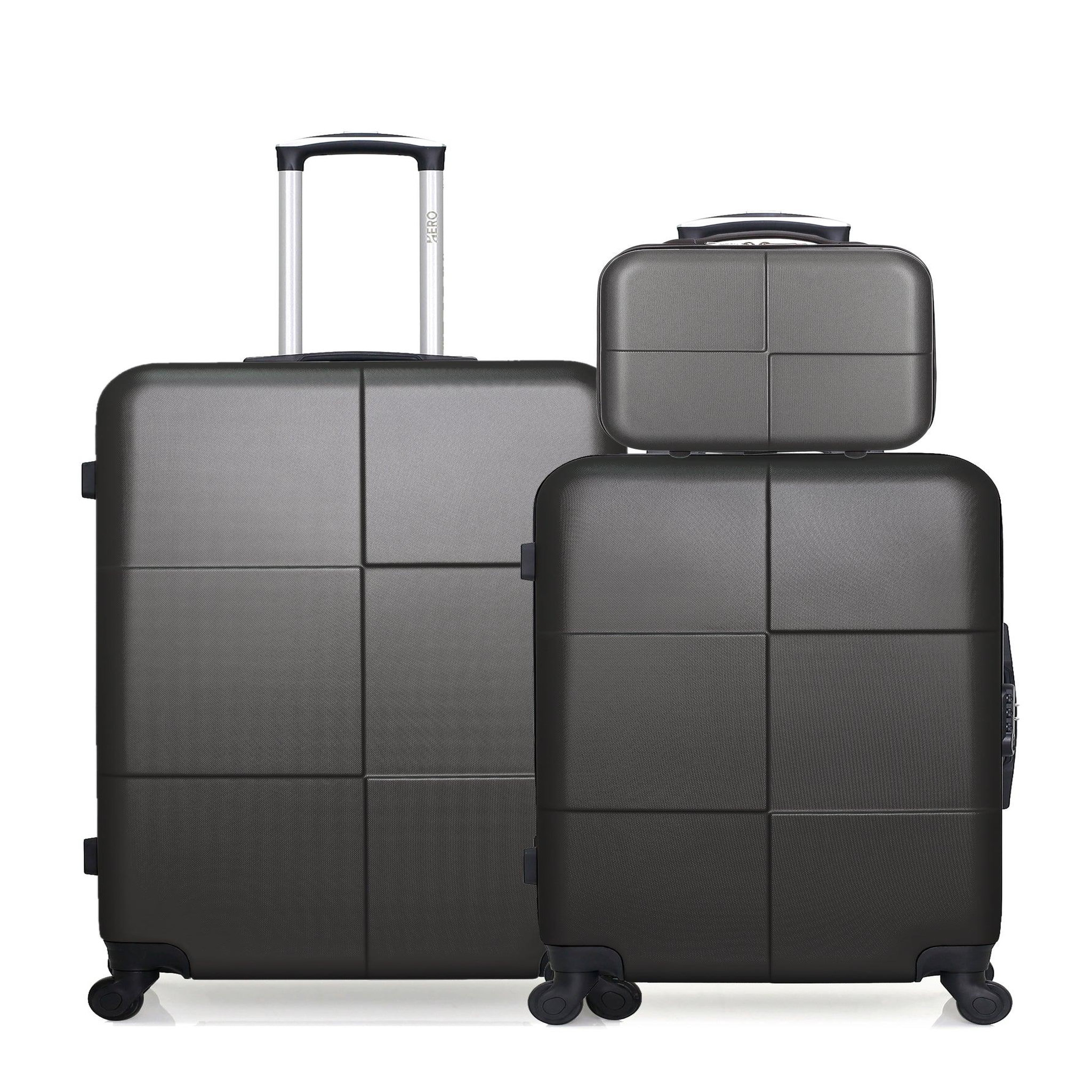 HERO Hero - lot de 3 - valise grand format, valise weekend et vanity coronado