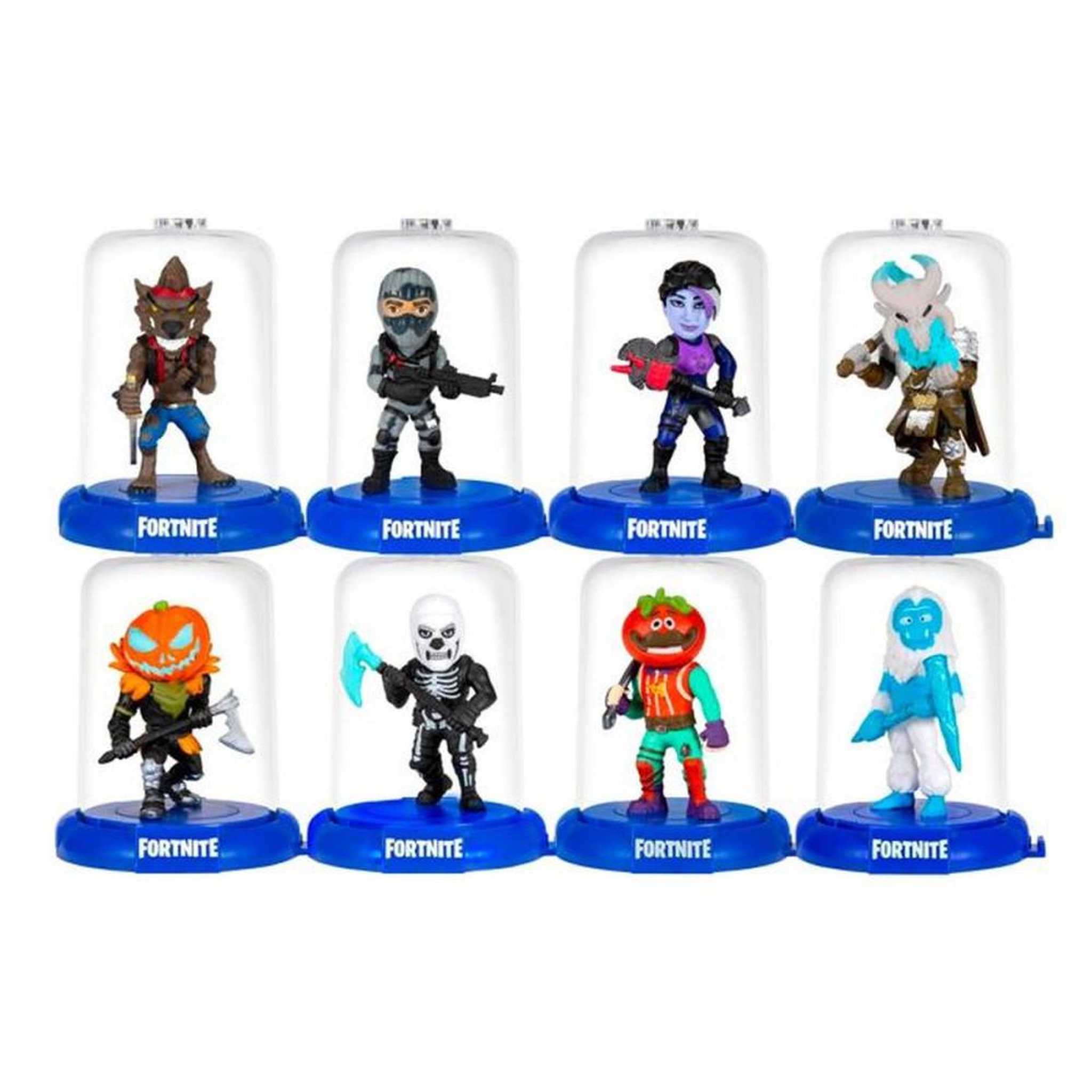 Figurine Fortnite Domez Série 3 en boîte aveugle assortie, personnages stylisés multicolores