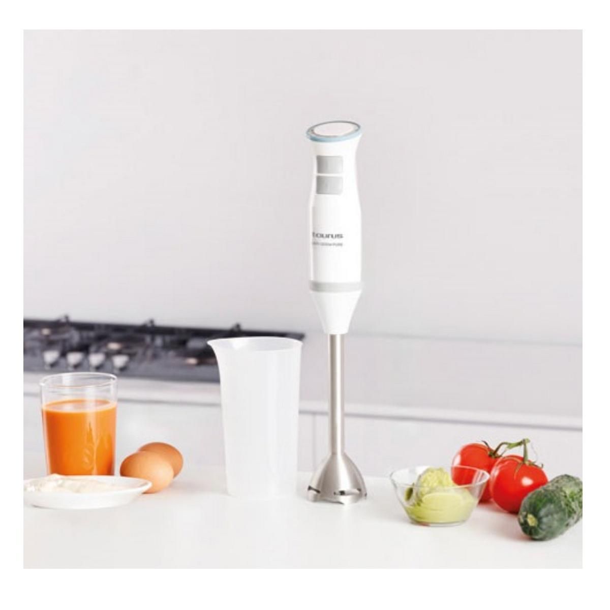 Taurus Mixeur plongeant 1200w blanc & gris - 916425000