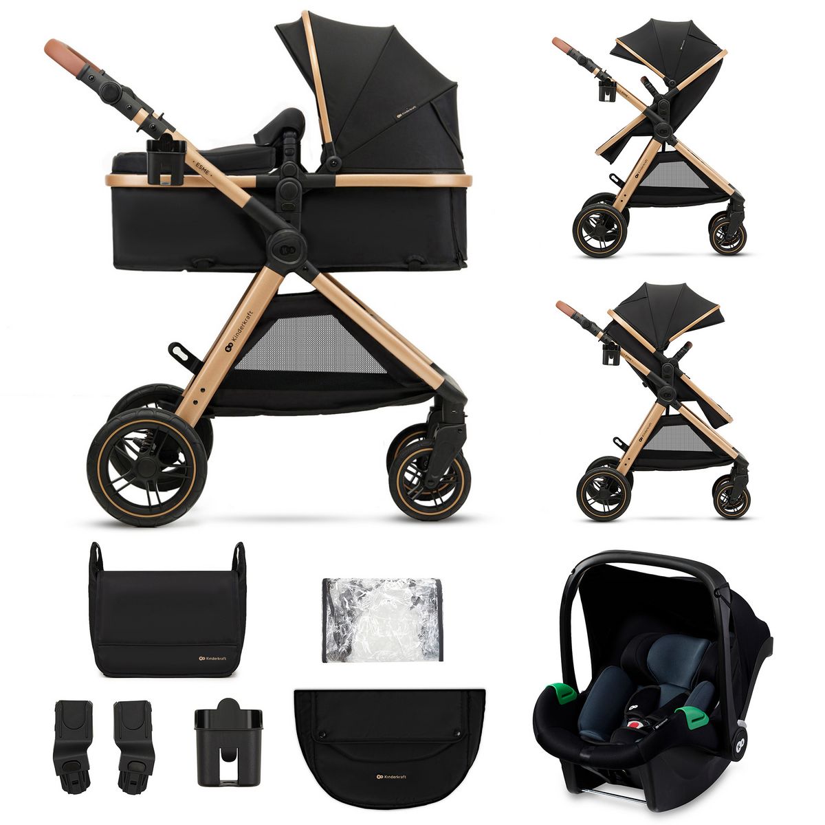 KINDERKRAFT Poussette Trio ESME
