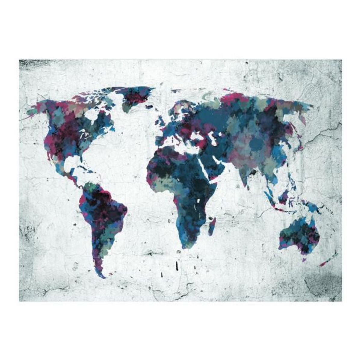 Paris Prix Papier Peint  World Map on the Wall