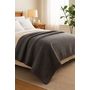 Voir la diapositive 2 : Les Ateliers du Linge Couverture 100%polyester Viscose 320gsm Papi