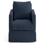Voir la diapositive 1 : LISA DESIGN Serena - housse en velours texturé pour fauteuil