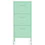 Voir la diapositive 3 : VIDAXL Armoire de rangement Vert menthe 42,5x35x101,5 cm Acier