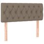 Voir la diapositive 2 : VIDAXL Tete de lit Taupe 90x7x78/88 cm Tissu
