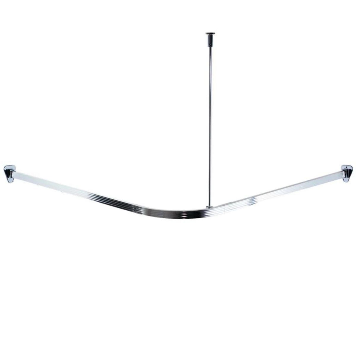 RIDDER RIDDER Rail de douche de coin universel avec crochets chromes 52500