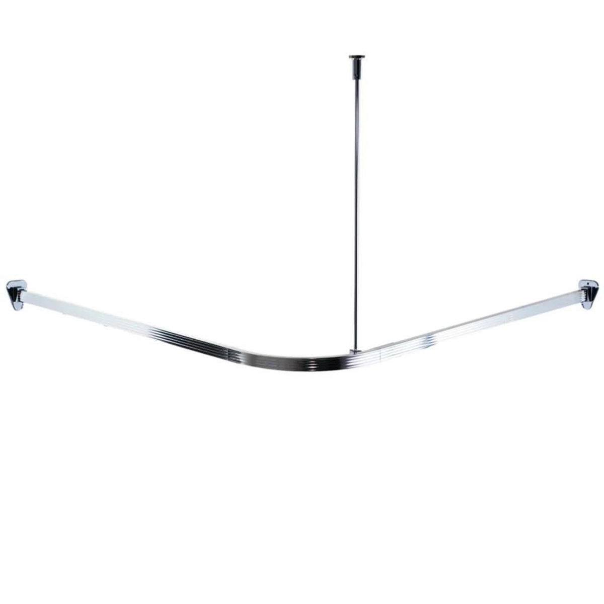 RIDDER RIDDER Rail de douche de coin universel avec crochets chromes 52500