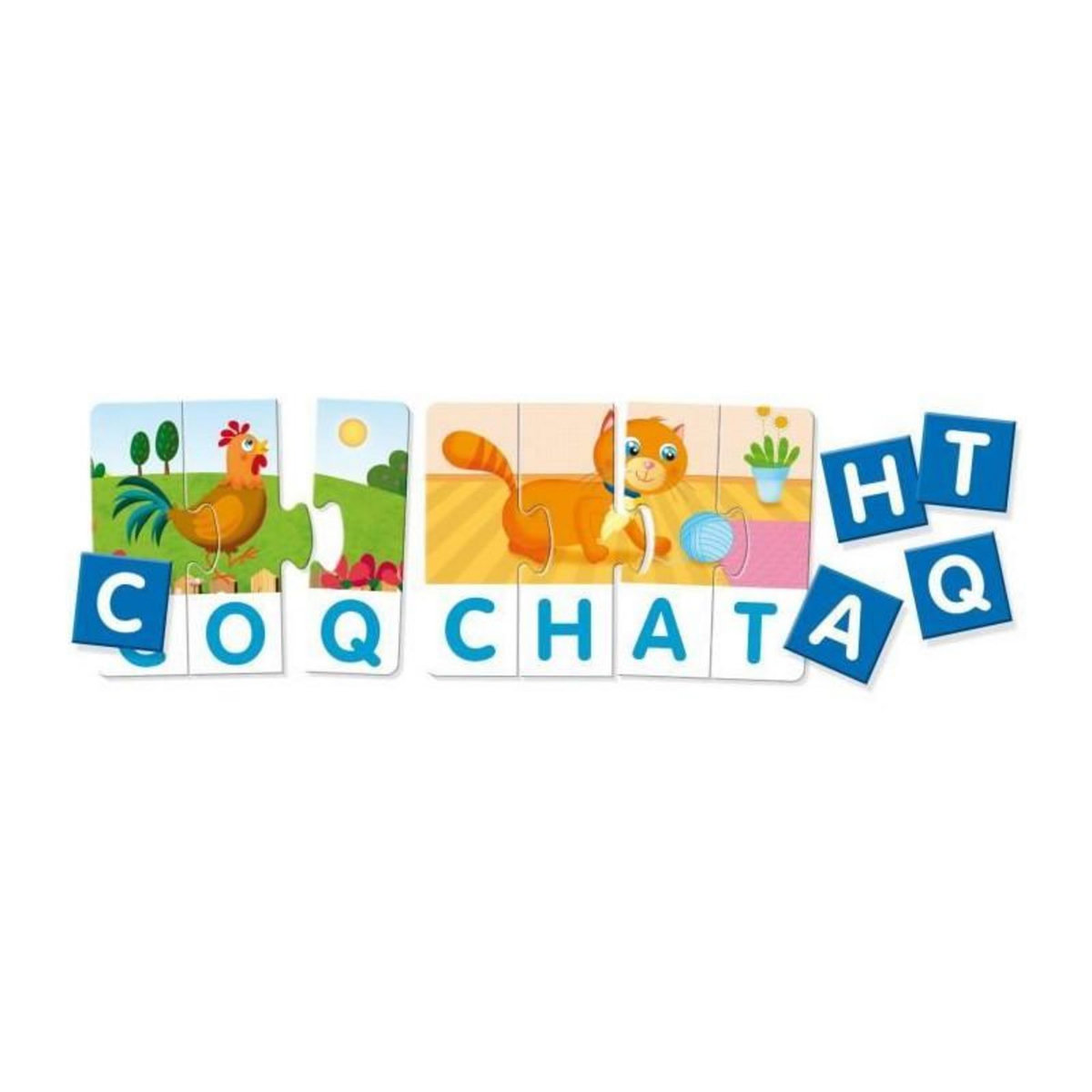 LISCIANI GIOCHI Lettres et Mots - Carotina - Apprendre a lire et a écrire simplement - LISCIANI