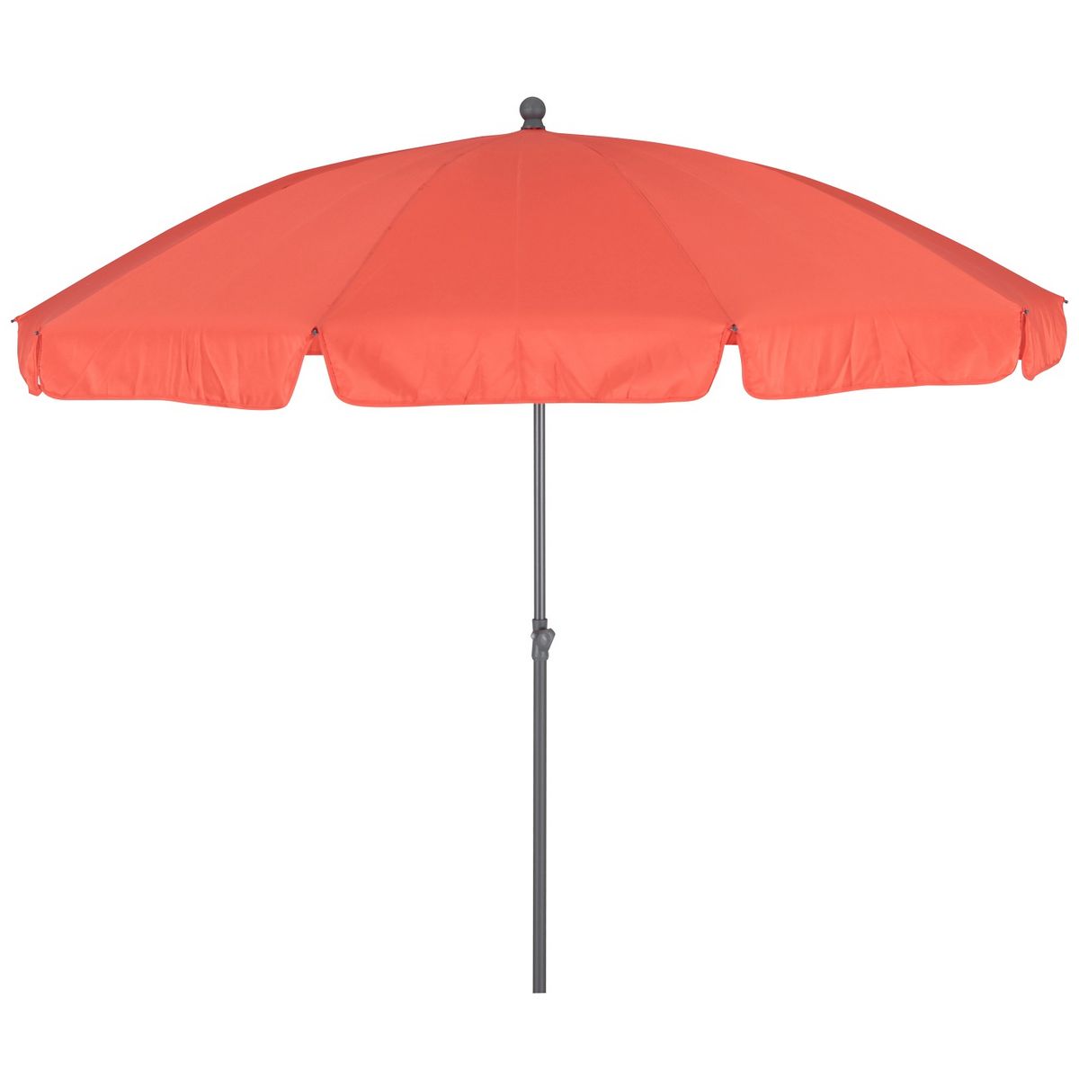 FAVEX Parasol droit diam 2.5m corail ELENA 2