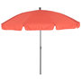 Voir la diapositive 1 : FAVEX Parasol droit diam 2.5m corail ELENA 2