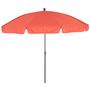 Voir la diapositive 1 : FAVEX Parasol droit diam 2.5m corail ELENA 2
