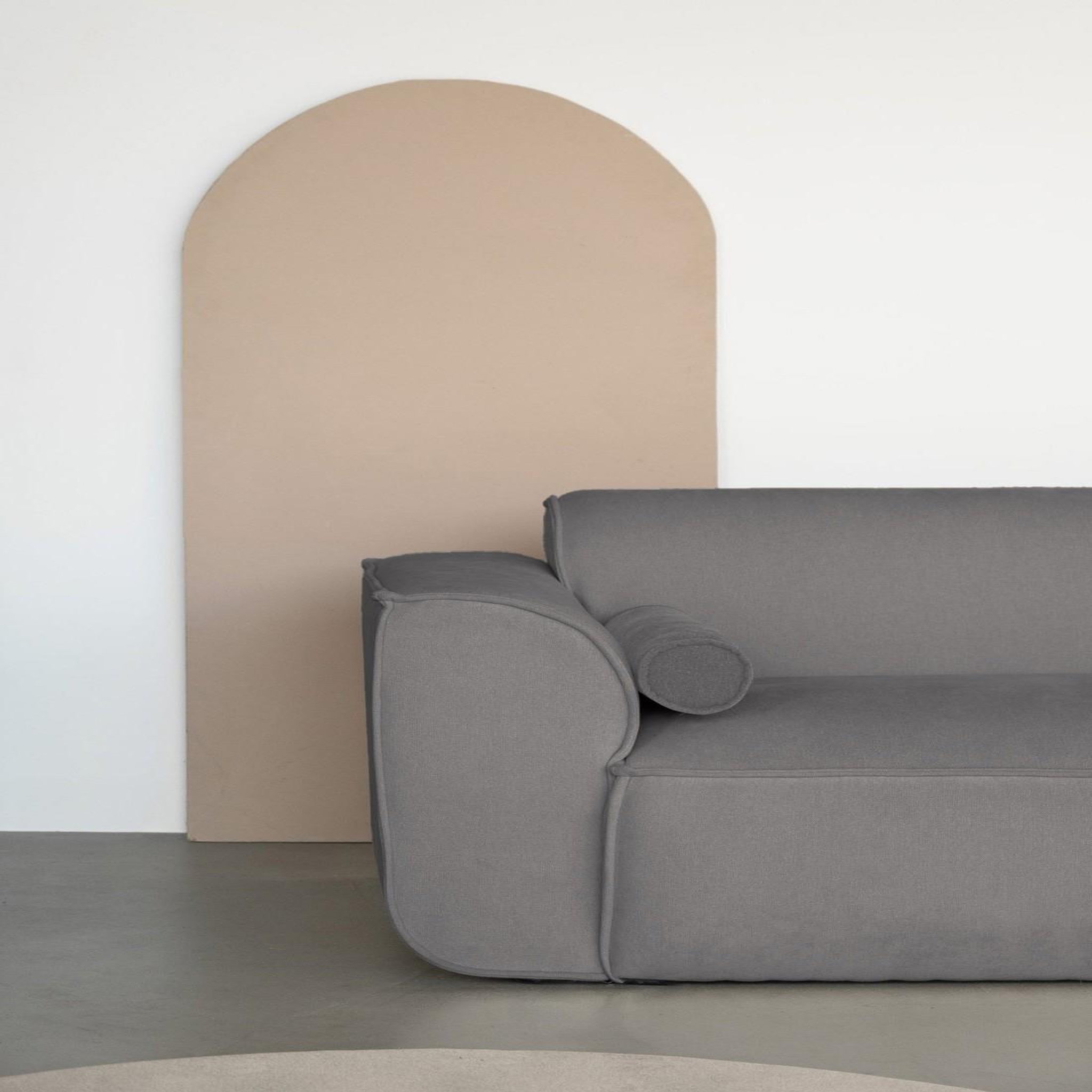 Voir la diapositive 2 : BEST MOBILIER Felix - module d'assise gauche en tissu texturé