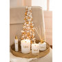 Voir la diapositive 2 : Paris Prix Statuette Déco  Mini Boules  45cm Or & Ecru