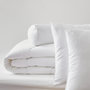 Voir la diapositive 1 : BLANREVE Couette Blanrêve très chaude 260 x 240 + 2 Oreillers 60 x 60 + Polochon 160  Confort  traité Anti Acarien Soft & care