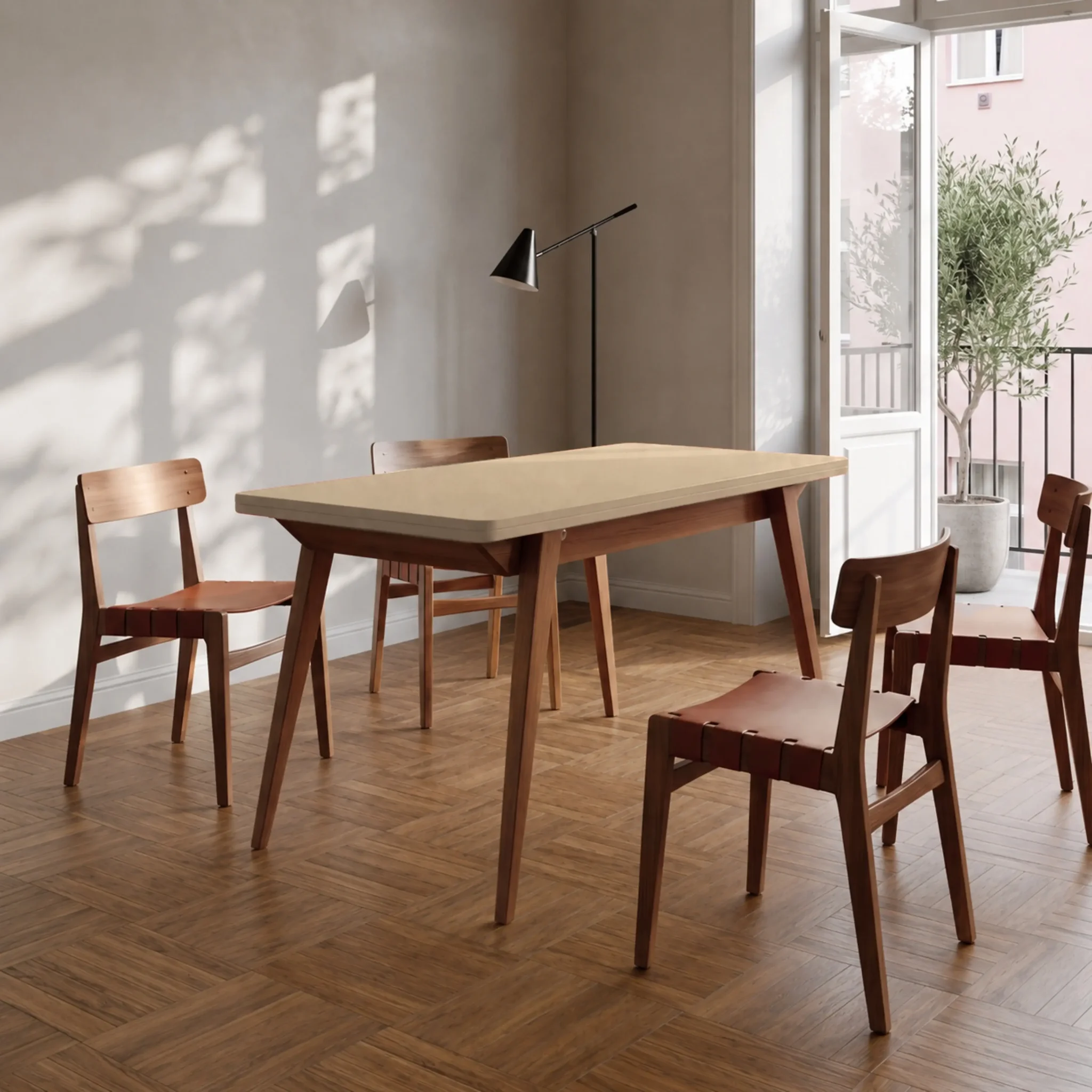 Voir la diapositive 2 : RAGABA Envelope Table à manger extensible